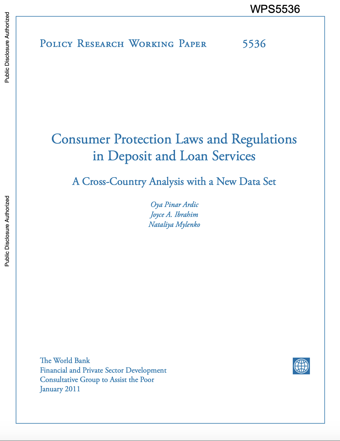 Consumer Protection Laws And Regulations In Deposit And Loan Services